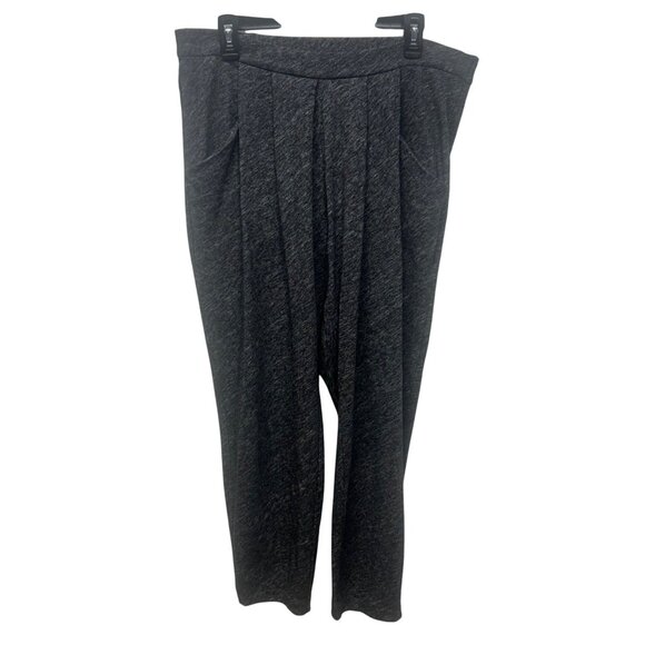 Eileen Fisher Womens Gray Knit Pull-On Tapered Pants MM - Picture 1 of 10